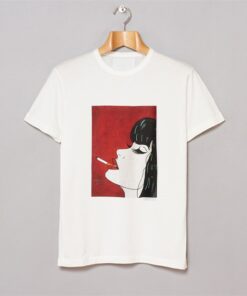 Figure Print Tee Whaite T-Shirt NA